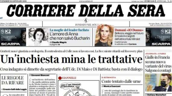 Corriere della Sera - Un'inchiesta mina le trattative 