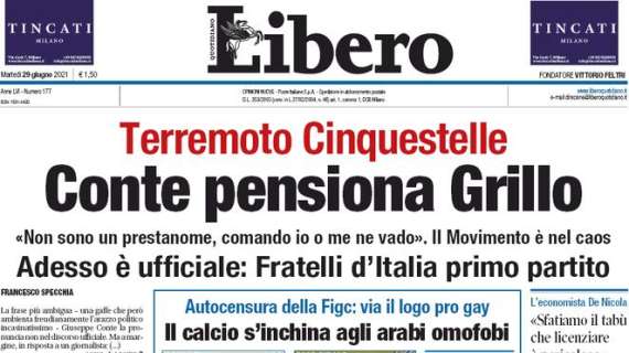 Libero - Conte pensiona Grillo 