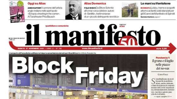 Il Manifesto - Block Friday