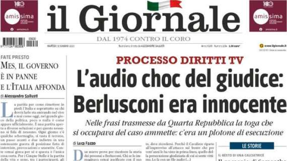 Il Giornale - L'audio choc del giudice: Berlusconi era innocente