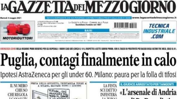 La Gazzetta del Mezzogiorno - Puglia, contagi finalmente in calo 