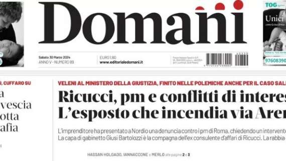 Domani - Ricucci, pm e conflitti di interessi L'esposto che incendia via Arenula