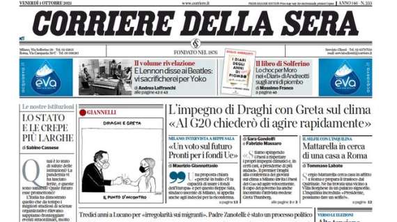 Corriere della Sera - Una sentenza agita i partiti
