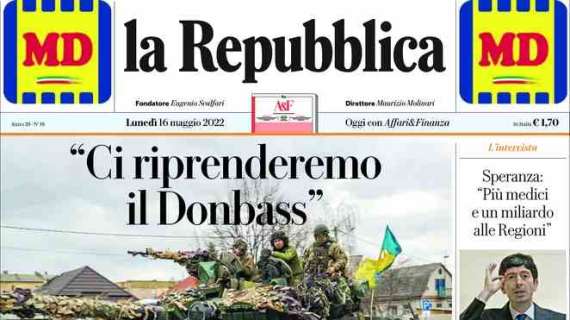 La Repubblica - "Ci riprenderemo il Donbass"