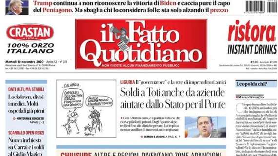 Il Fatto Quotidiano - Tocca alla Campania. E il vaccino è più vicino