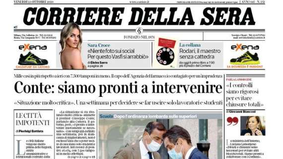 Corriere della Sera - Conte: siamo pronti a intervenire