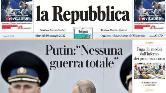 La Repubblica - Putin: "Nessuna guerra totale"