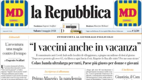 La Repubblica - "I vaccini anche in vacanza"