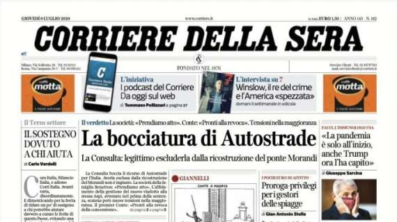 Corriere della Sera - La bocciatura di Autostrade 
