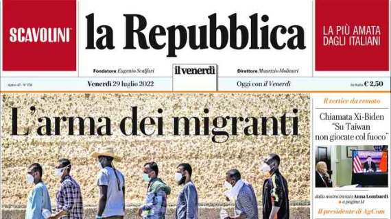 La Repubblica  - L'arma dei migranti