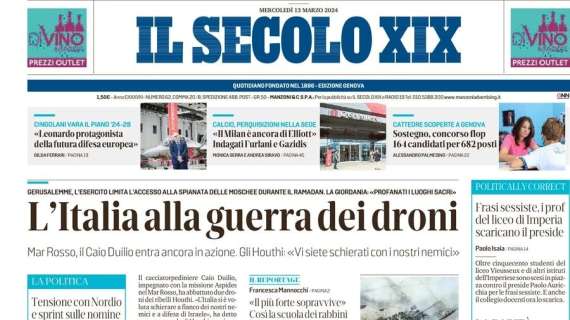Il Secolo XIX - L'Italia alla guerra dei droni 