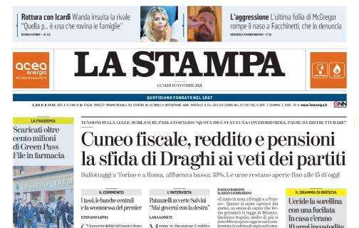 La Stampa - Cuneo fiscale, reddito e pensioni, la sfida di Draghi ai veti dei partiti