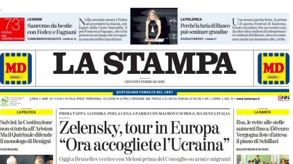La Stampa - Zelensky, tour in Europa “Ora accogliete l’Ucraina”