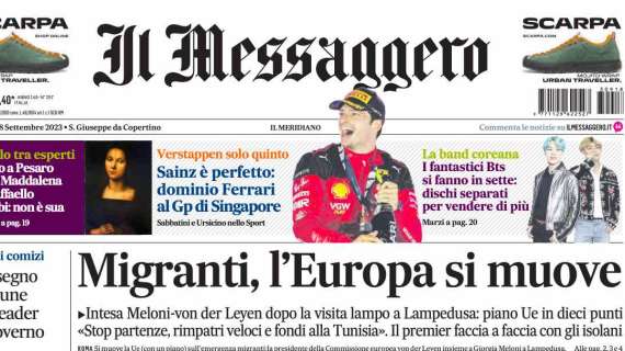 Il Messaggero - Migranti, l’Europa si muove