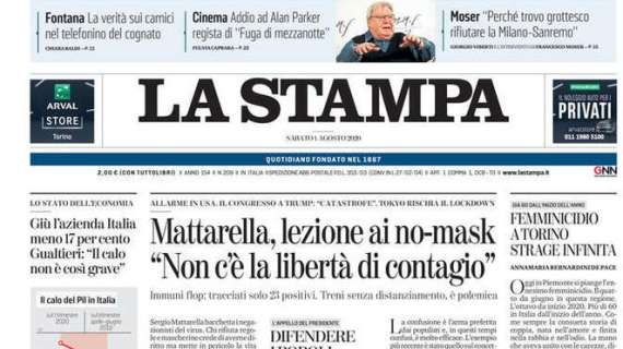 La Stampa - Mattarella, lezione ai no-mask "Non c'è libertà di contagio" 