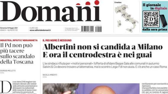 Domani - Albertini non si candida a Milano. E ora il centrodestra è nei guai