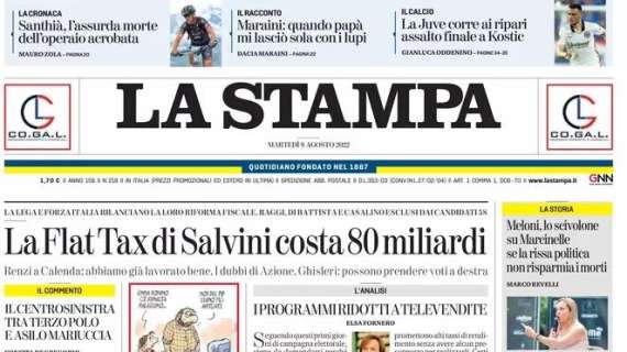 La Stampa - La Flat Tax di Salvini costa 80 miliardi