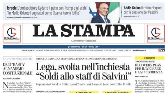 La Stampa - Lega, svolta nell'inchiesta "Soldi allo staff di Salvini"