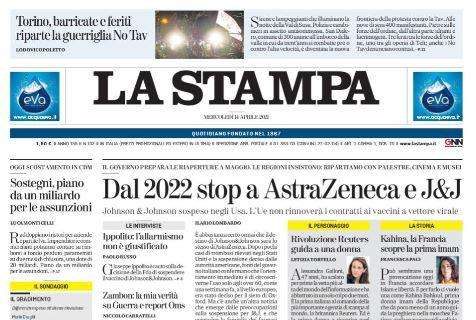 La Stampa - Dal 2022 stop a AstraZeneca e J&J