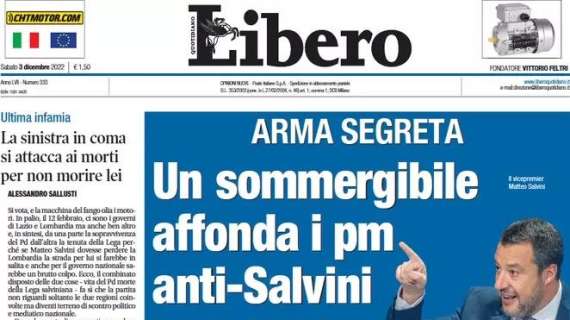 Libero Quotidiano - Un sommergibile affonda i pm anti-Salvini