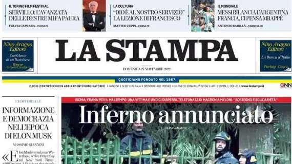 La Stampa - “Meloni spinge l’Italia in recessione”