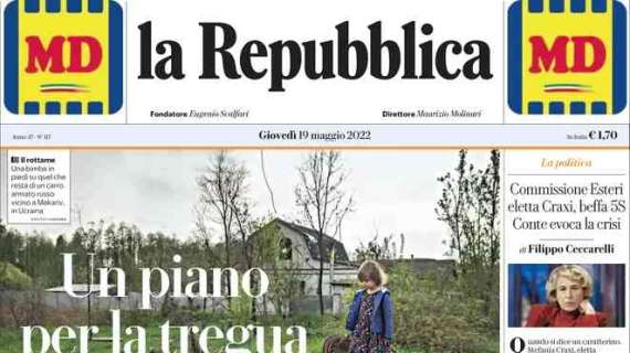 La Repubblica - Un piano per la tregua