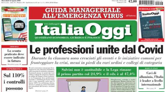 Italia Oggi - Le professioni unite dal Covid