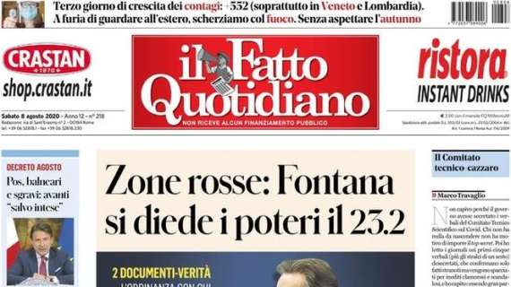 Il Fatto Quotidiano - Zone rosse: Fontana si diede i poteri il  23.2. I camici del cognato anche per il Trivulzio