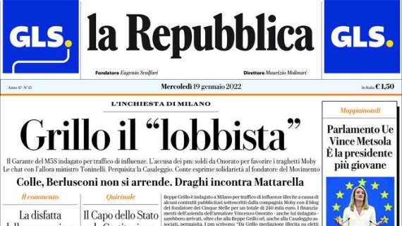 La Repubblica - Grillo il "lobbista"