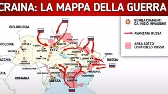 Esercito russo: "Centrati aeroporti militari ucraini"