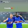 Sampdoria social, intesa fraterna tra Niang e Sibilli