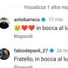 Sampdoria, le reazioni dei compagni al saluto di Piccini