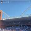 Ex Sampdoria, Jacopo Sala ammira le bandiere della Sud: "Brividi"