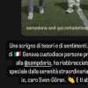 Infantino: "Genova custodisce persone preziose. Grazie alla Sampdoria ha riabbracciato Eriksson"