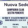 Sampdoria Club Sestri Ponente, mercoledì 20 marzo apre la nuova sede