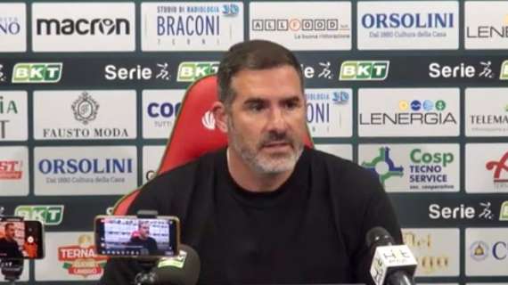 Ternana, Lucarelli: "Sampdoria prova sempre a giocare a calcio. Siamo fiduciosi"