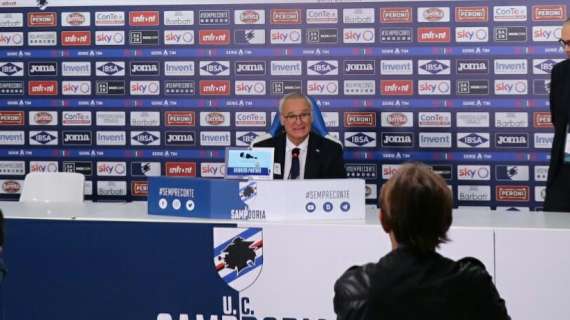 Ranieri: "Importante è non fermarsi. Ciclo di partite che ci dirà cosa vuole fare la Sampdoria da grande"