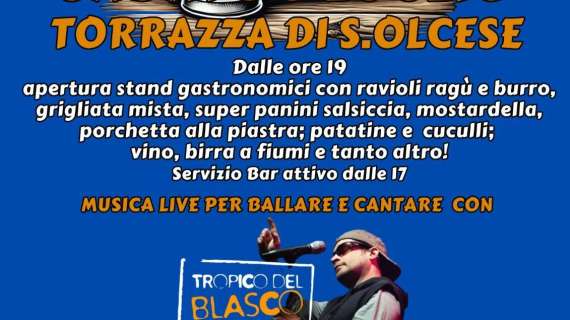 4^ Festa Sampdoria Club Sant'Olcese, il comunicato per il 5 luglio