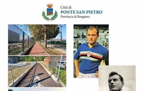 Sampdoria, inaugurata e dedicata a Bernasconi una ciclopedonale nel bergamasco