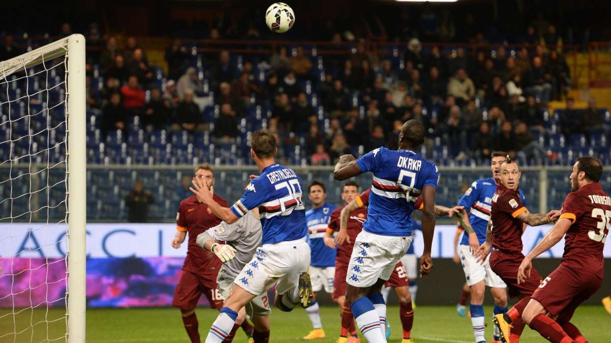 Tutti i numeri di Samp-Roma: Soriano vince il maggior numero di contrasti