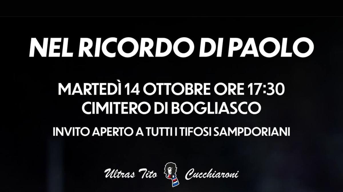 Sampdoria, Ultras Tito Cucchiaroni nel ricordo di Paolo Mantovani