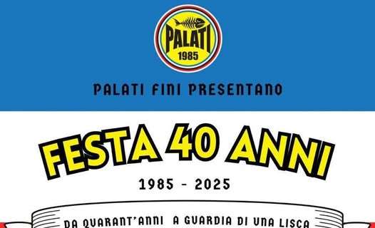 Sampdoria, il 22 marzo a Savona la festa dei 40 anni dei Palati Fini