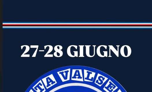 Tifoseria Sampdoria, il 27 e 28 giugno la festa del Valsecca Group