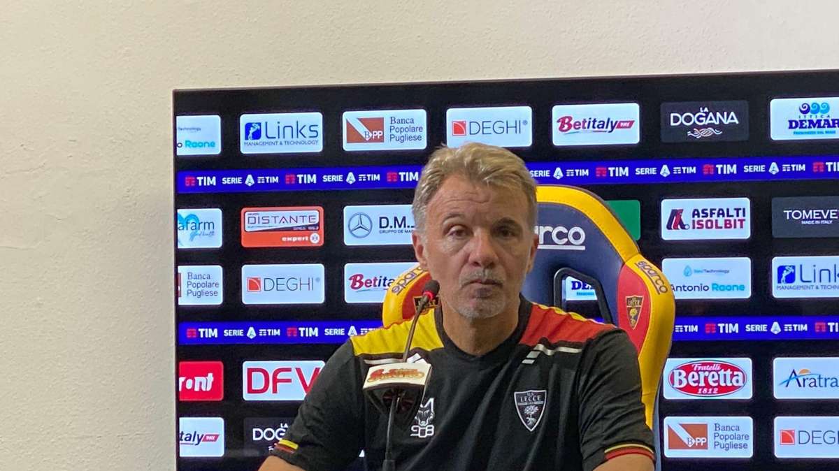 Verso Sampdoria - Lecce, Baroni: "Non dobbiamo vedere la classifica, continuare con questo percorso"