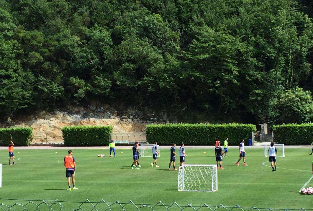 La Nazionale Italiana Calcio Amputati in visita a Bogliasco