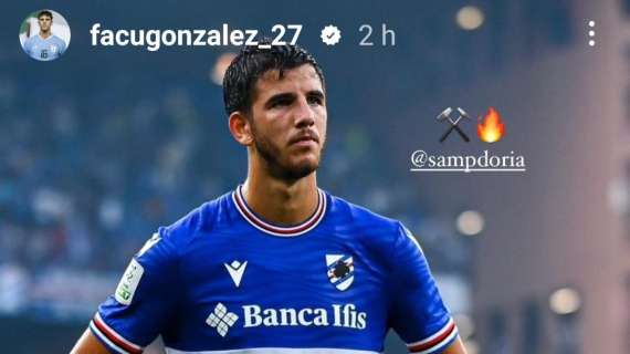 Sampdoria social, Facundo Gonzalez non si arrende