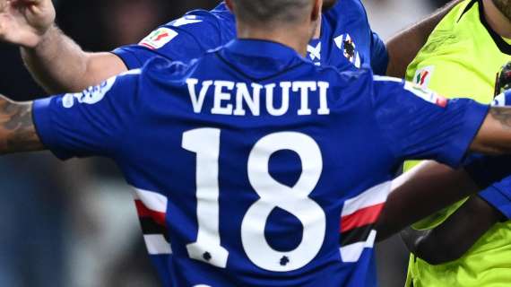 Sampdoria, Lega B celebra sui social il goal di Venuti 