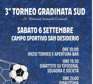 Tifosi Sampdoria, sabato 6 settembre il 3° Torneo della Gradinata Sud