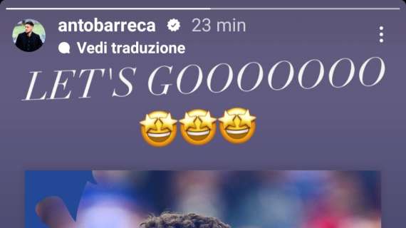Sampdoria, Barreca festeggia il successo ottenuto con la Reggiana 
