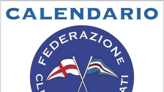 Sampdoria, Federclubs: vendita calendario 2024 a scopo benefico